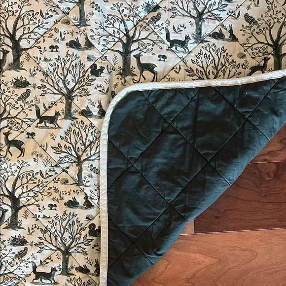 BABY: IKEA Woodland Quilted Blanket - Picture 2 of 3